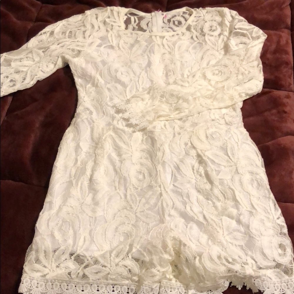 Lace Romper Shorts
